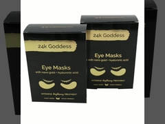 Goldener hoher glatter faltbarer Papierkasten vereiteln das Stempeln der Oberfläche