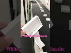 Benutzerdefinierte weiße Geschenkbox Social Media