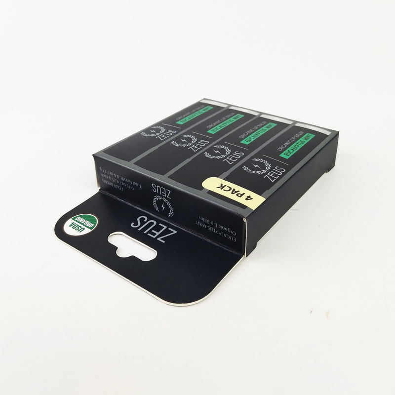 Kleines kundenspezifisches Set Lippenstiftpackung Rohrverpackungskisten Druck mit Hangtag