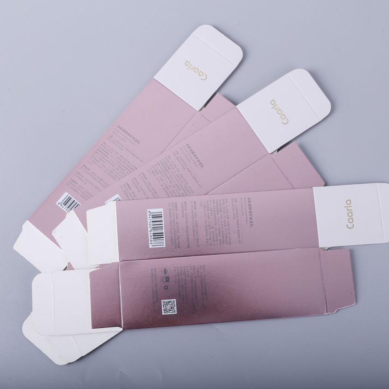 Einzigartige Luxus-Kosmetik-Hautpflege-Verpackungskisten mit Rose Gold Farbe