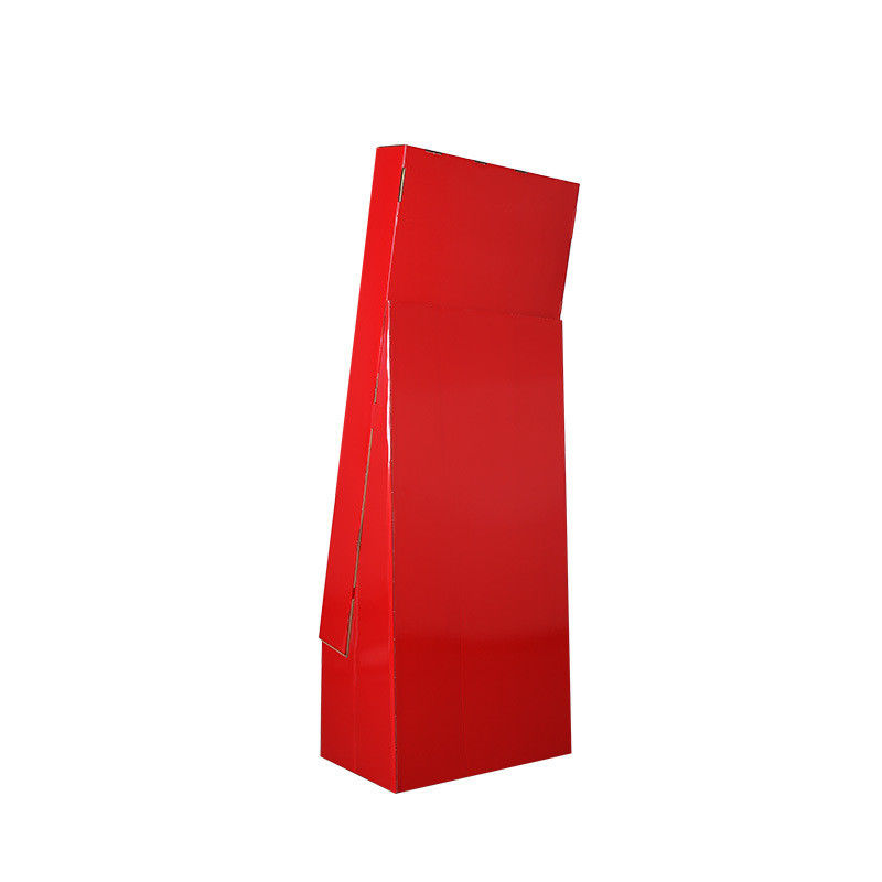 Gewölbter Kleinpappanzeigen-Offsetdruck glatter Matte Cardboard Store Display