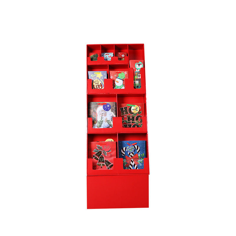 Gewölbter Kleinpappanzeigen-Offsetdruck glatter Matte Cardboard Store Display