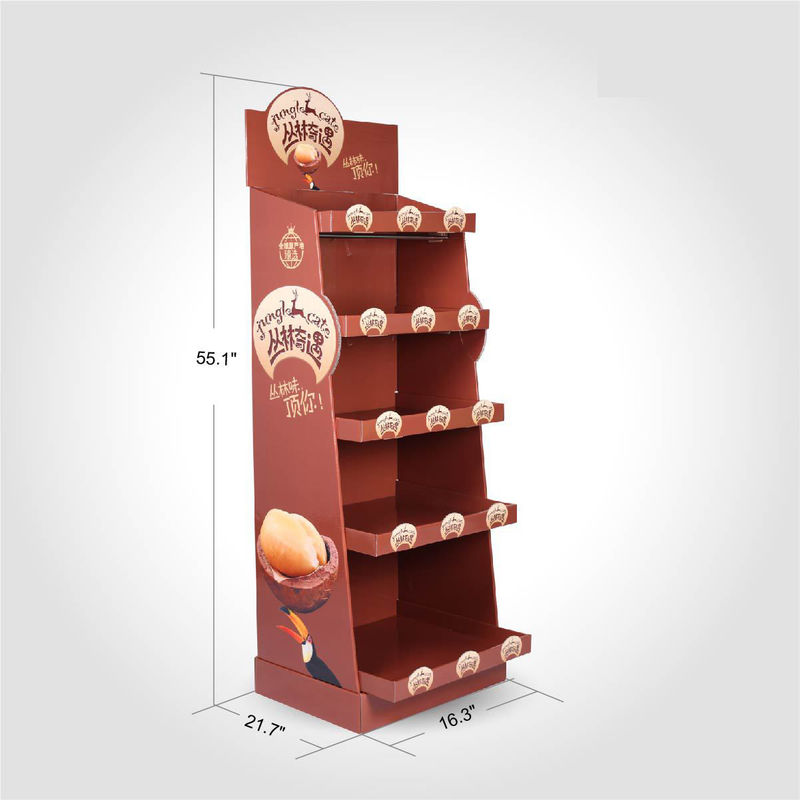 Boden-Pappgegenanzeigen-Geschäfts-Produkt-Ausstellungsstände für Einzelhandel