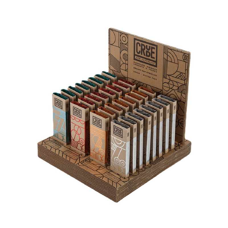Brown-Kraftpapier-faltbarer Karton-Kasten mit der Luxusfolie, die Farbe stempelt