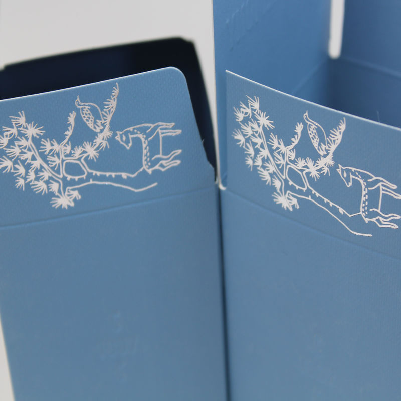 Einzigartige Blaue Schönheitsprodukt-Box für Luxus-Hautpflege-Verpackungen in meiner Nähe
