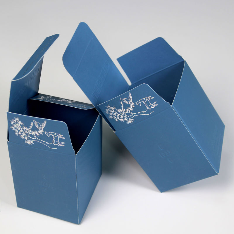 Einzigartige Blaue Schönheitsprodukt-Box für Luxus-Hautpflege-Verpackungen in meiner Nähe