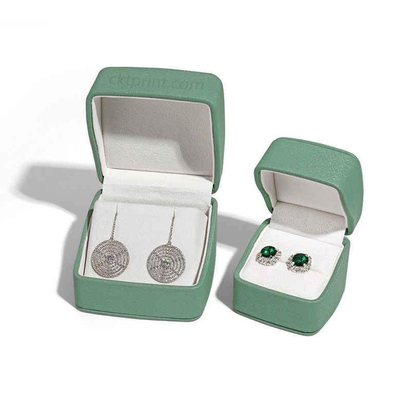 Schmuckschachtel aus Leder, recycelter Schmuck, Geschenkschachtel für Ring, Ohrring, Armband, Halskette