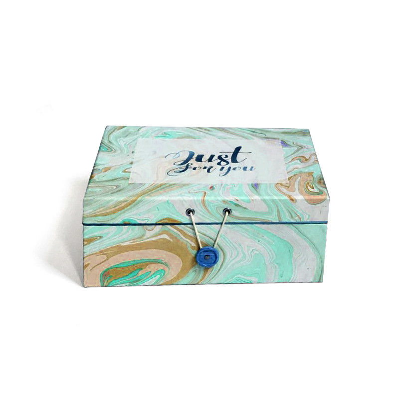 Farbenfrohe Verpackung Geschenk-Set-Box mit Knopfhaken für Parfümflasche
