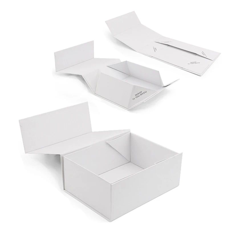 Kosmetische Verpackungskiste Magnetverschluss Weißkarton für Wellpapier