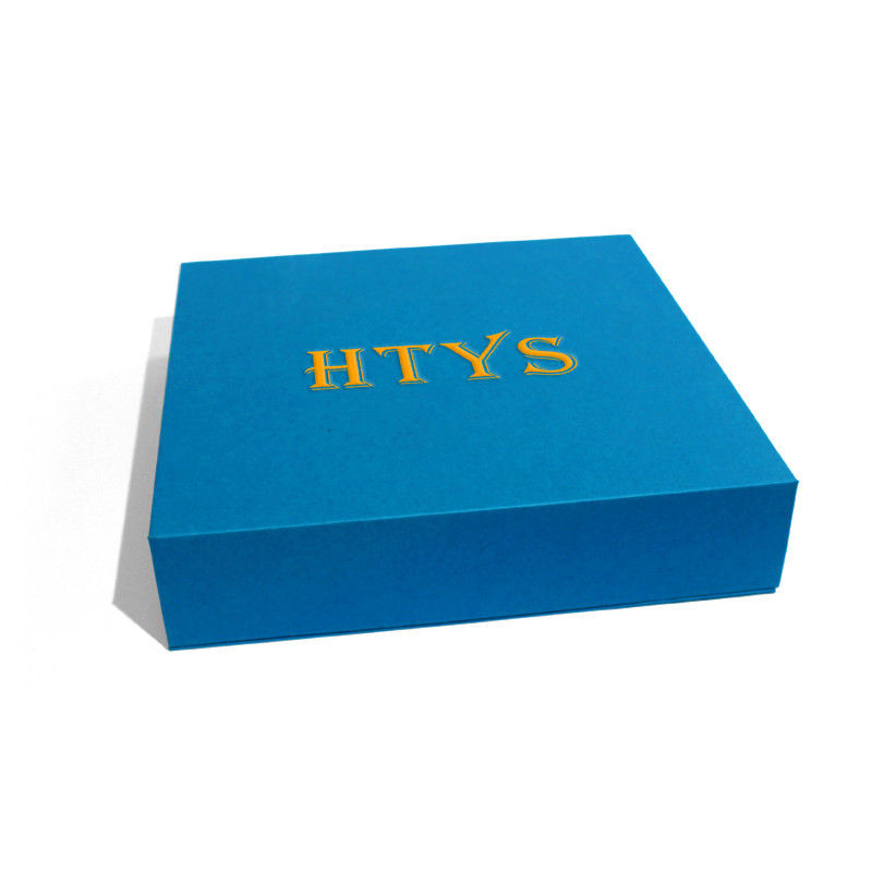 Blaue Magnet-Geschenkverpackung für Produkte mit Schaum und kundenspezifischem Design