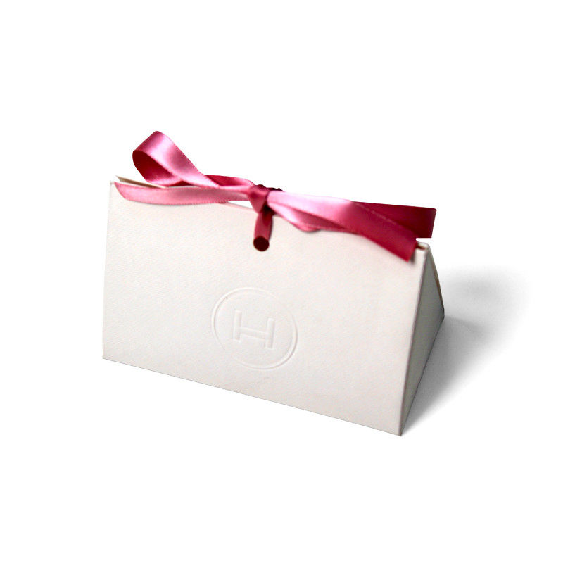 Verpackung für Geschenkboxen aus blauem Papier mit klarem Fenster für Kosmetische Spiegel