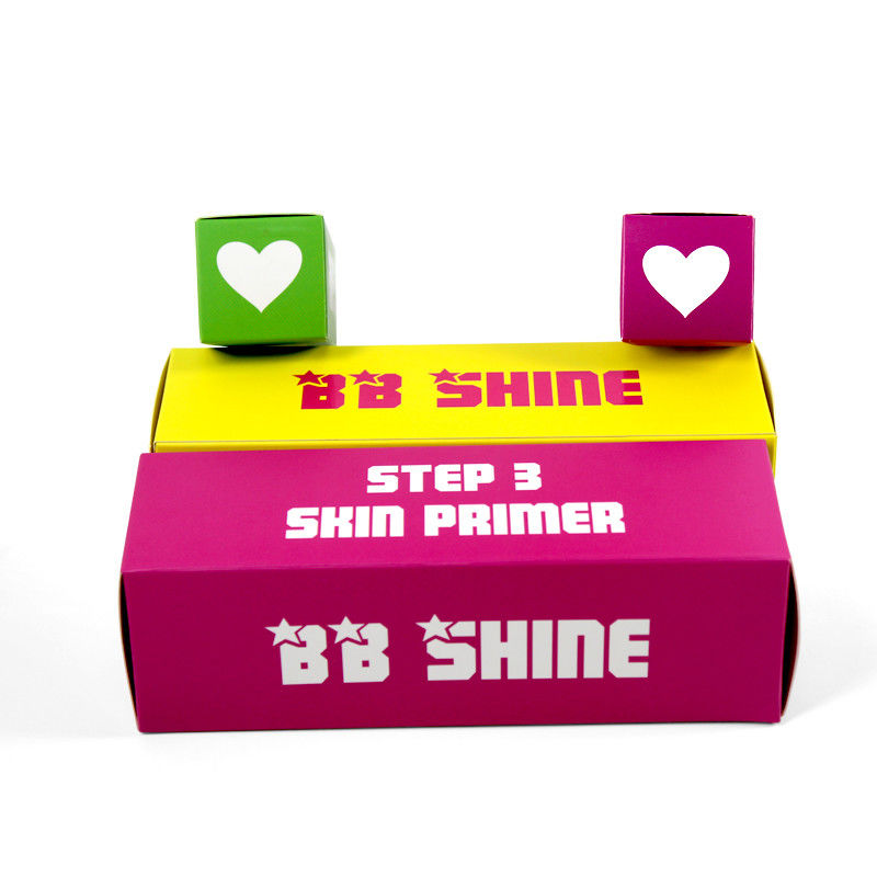 Farbdruck Kosmetik Geschenkbox Verpackung Verschiedene Größen Lotion Flaschen Für Hautpflegeprodukte