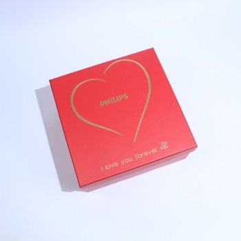 Personalisierte Luxus Rot Karton Geschenkbox mit Deckel und Basis für kleine Unternehmen