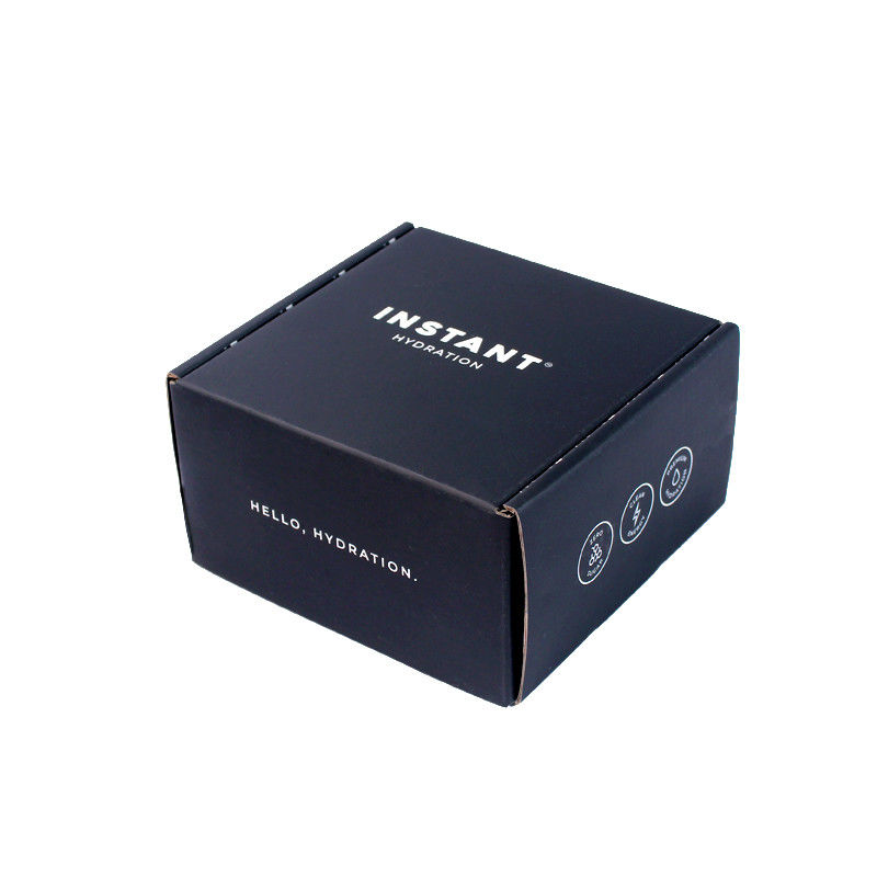 Custom Schwarze leere Papierbox Großhandel Mailerboxen mit unterschiedlichen Größen und Logo Geschenkbox