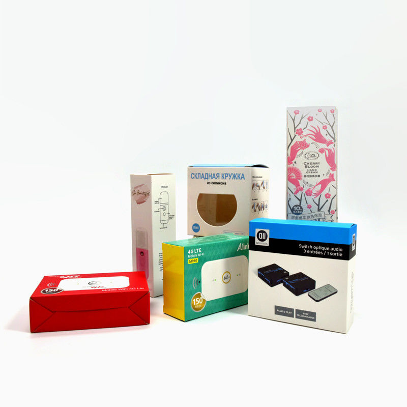 Maßgeschneiderte leere Verpackungskisten mit Logo Weiße Kartonbox Alle Arten von Produkt-Displayboxen