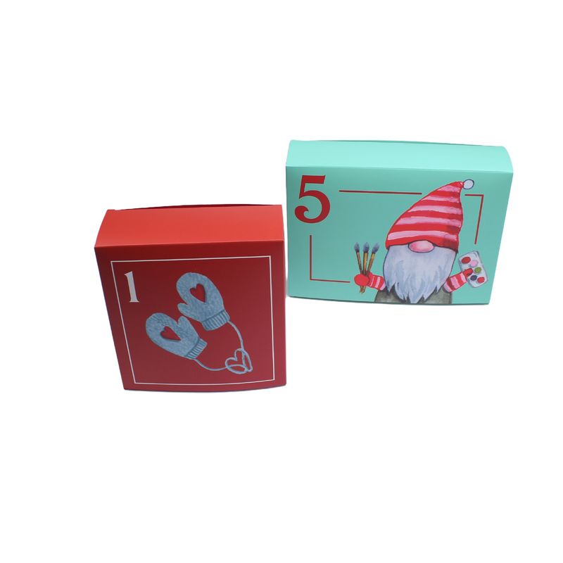 angepasste Blindbox für Kosmetik personalisierte Papierbox
für die Weihnachts- und Adventskalenderbox
