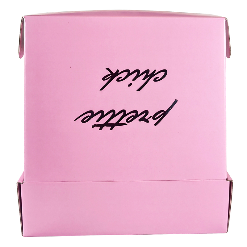 Custom Karton rosa Wellpappe Versandboxen, rosa Wellpappe Mailerboxen für kosmetische Verpackungen