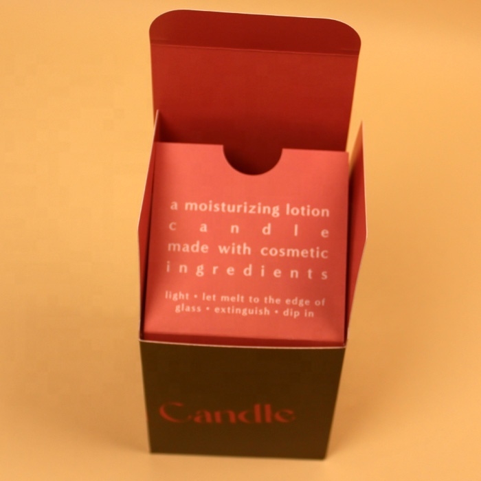 Custom Luxus Candle Packaging Box Großhandel, Candle Geschenkboxen mit Recyclingpapier und Logo Druck