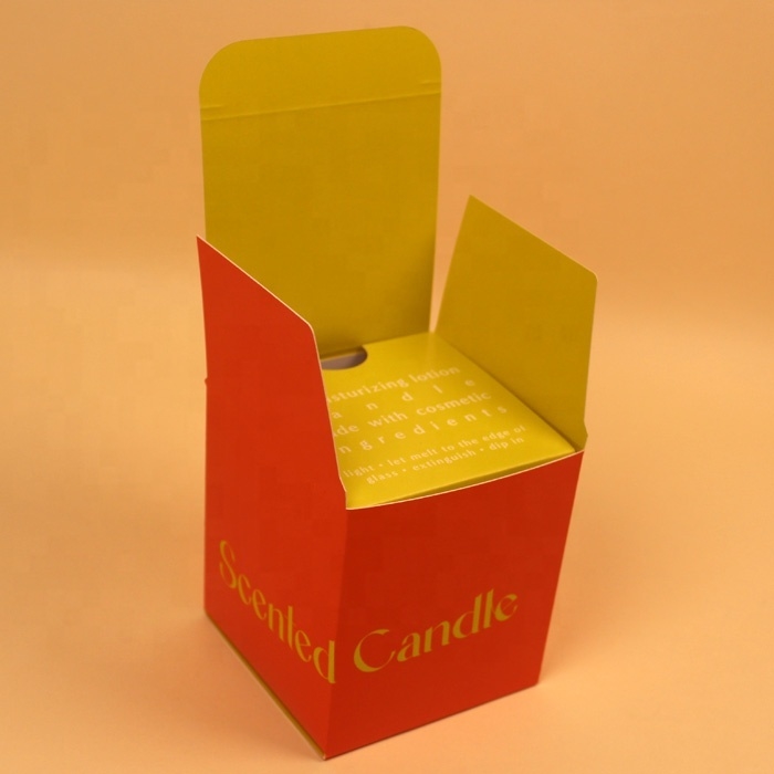 Custom Luxus Candle Packaging Box Großhandel, Candle Geschenkboxen mit Recyclingpapier und Logo Druck