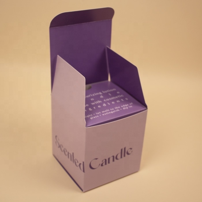 Custom Luxus Candle Packaging Box Großhandel, Candle Geschenkboxen mit Recyclingpapier und Logo Druck
