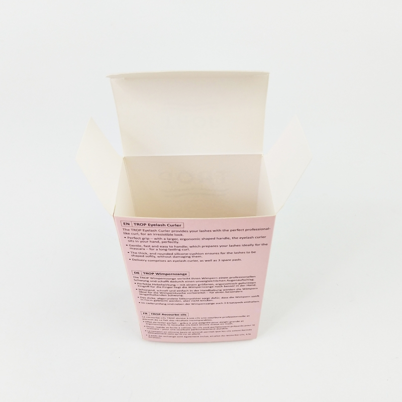 Wimpernzangen-Papierverpackungsschachtel mit individuellem Design CMYK & PMS & Pantone Farbe