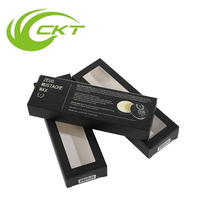 Individuelle Bartprodukt-Verpackungsschachteln mit kostenlosem Design-Support und Goldfolienlogo