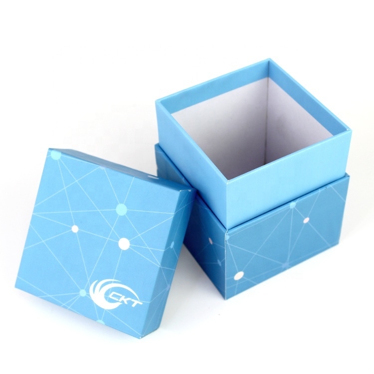 Individuelle, recycelbare Geschenkbox aus Karton mit Deckel, tiefe quadratische Kartonbox mit Deckel 10x10 Zoll