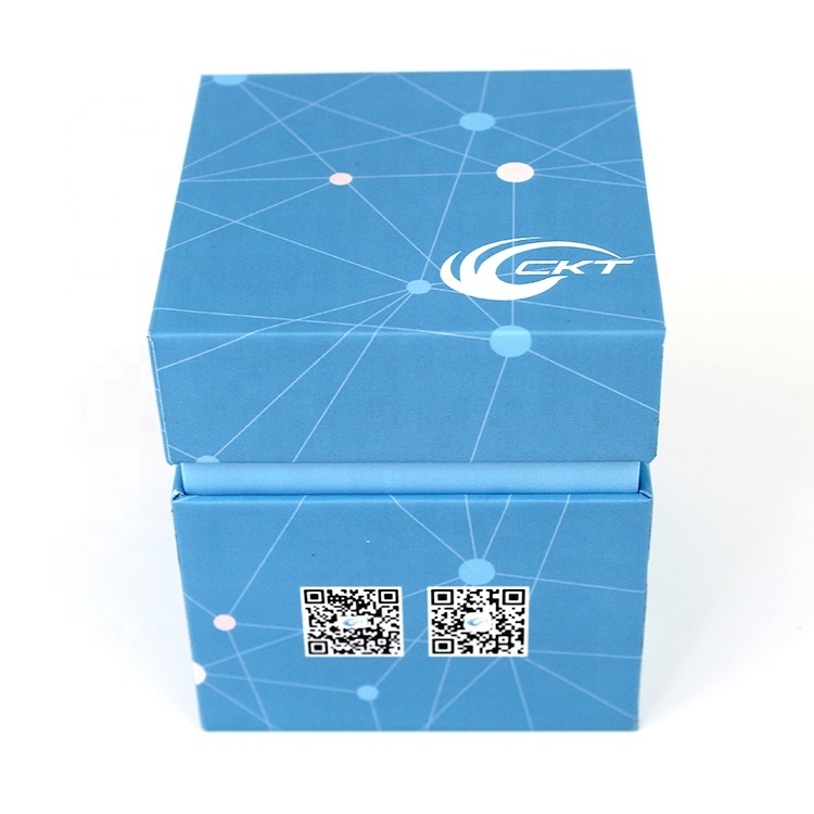 Individuelle, recycelbare Geschenkbox aus Karton mit Deckel, tiefe quadratische Kartonbox mit Deckel 10x10 Zoll