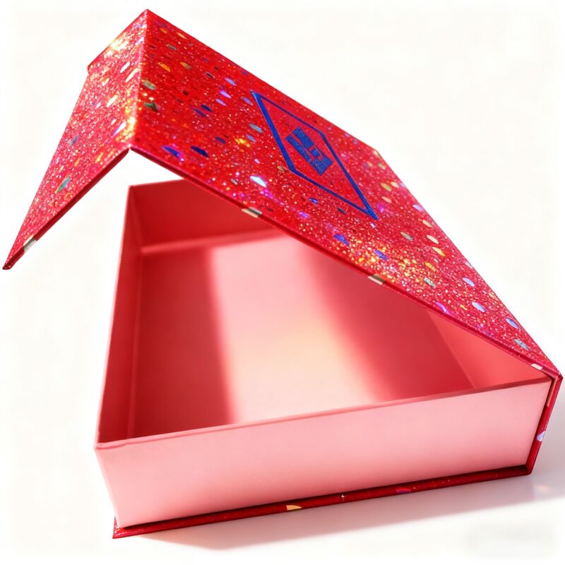 Maßgefertigte, handgefertigte Magnetgeschenkbox mit stabiler Struktur und Prägung für Luxusverpackungen