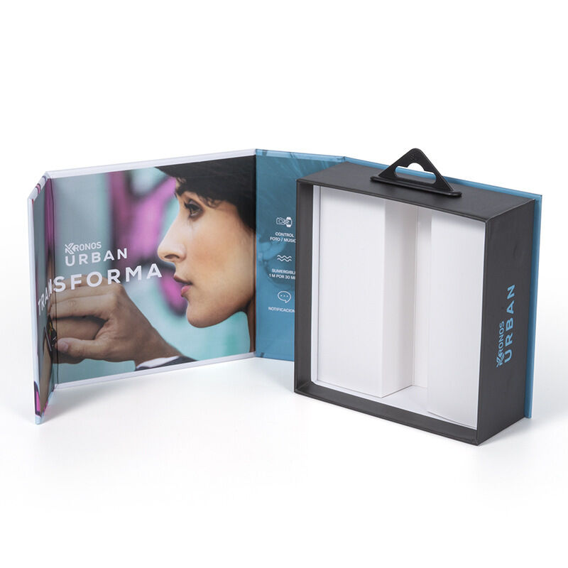 Individuelle Logo Luxus Geschenkbox aus recyceltem Karton für Smartwatch-Armband-Gehäuse-Verpackung