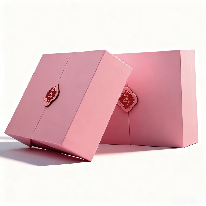 Custom Logo Factory Direct Luxury Two Doors Opened Paper Rigid Cardboard Gift Box with Magnetic Closure