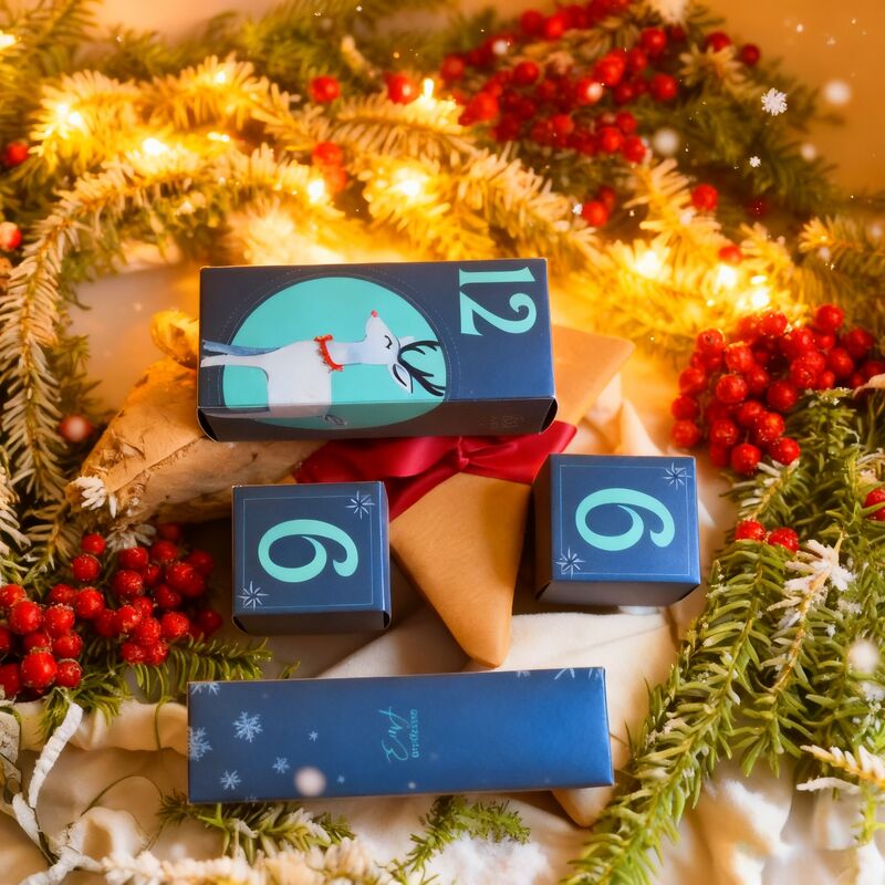 Anpassbares rotes Weihnachtsgeschenk aus Festkarton mit Deckel und Unterlage für Groß- und Einzelhandel