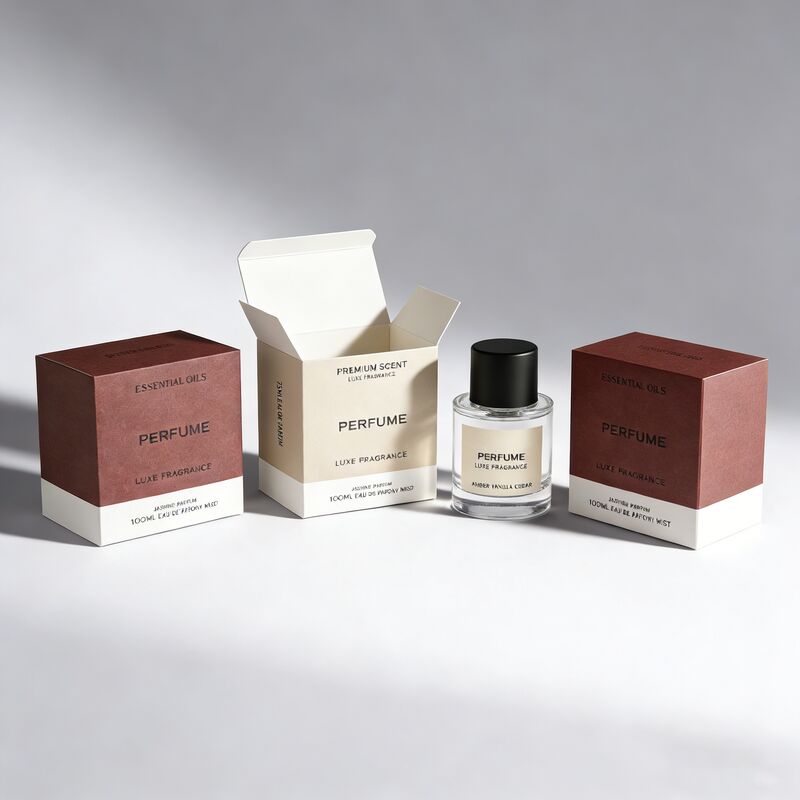 Slide-In Parfümverpackungsbox mit individuellem Logodruck und Vierfarbendruck für luxuriöse Duftgeschenkbox