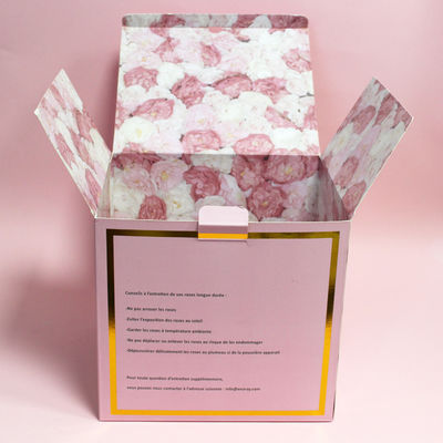 Doppelter Seitenfaltschachtel-Druckkasten für Feiertags-Blumen-Verschiffen