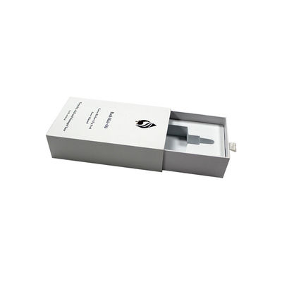 Weißes Haar Öl Verpackung Box Schublade Starr Luxus Kosmetik mit Schaumstoff