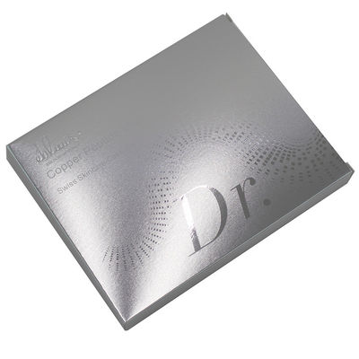 Luxus Silber Kosmetik Wellpappe Verpackung für Hydratationsmaske