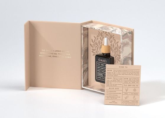 Geschenk-Goldfolien-Parfüm-Verpackenkasten Luxry magnetisches mit Schaum-Einsatz