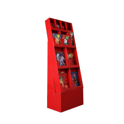 Gewölbter Kleinpappanzeigen-Offsetdruck glatter Matte Cardboard Store Display