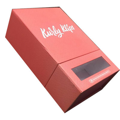 Rote magnetische Geschenkbox-einzigartige kundenspezifische kosmetische Schmuck-Pralinenschachtel