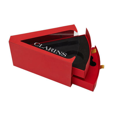 Nettes kreatives Dreieck-Geschenkbox-Kartonetui für Schmuck Ring Storage