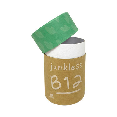 Biologisch abbaubarer Papprunden-Kasten-Kraftpapier Cylindar-Karton