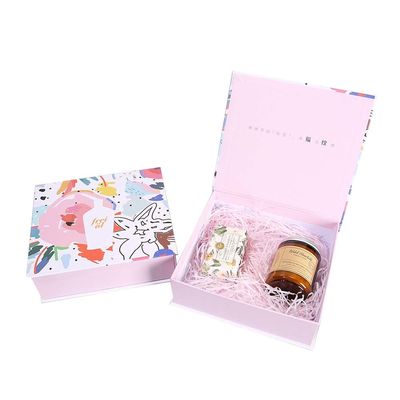 Pappparfüm-Verpackenkasten-kundenspezifischer Rosa-und weißerkasten für Frauen