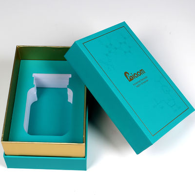 Luxus-Schönheits-Kosmetik-Boxen Custom-Logo mit Samt-Soft Touch-Oberfläche