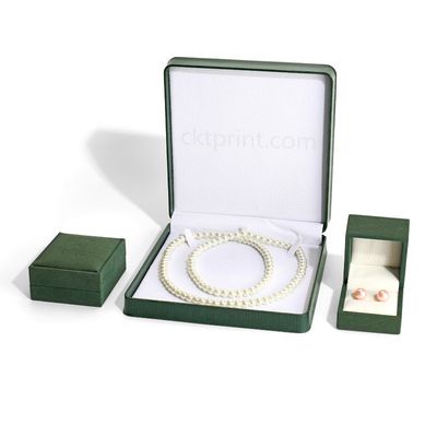 Personalisiertes Luxus-Armband Ohrring Schmuck Verpackungskiste mit dem besten Leder
