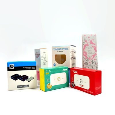 Maßgeschneiderte leere Verpackungskisten mit Logo Weiße Kartonbox Alle Arten von Produkt-Displayboxen