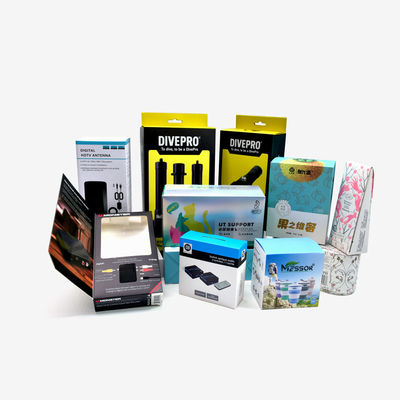 Papierverpackungsindustrie Entwerfen Sie ein Paket mit Logos, Hautpflegeprodukten, Make-up-Sets und Schönheitswerkzeugen