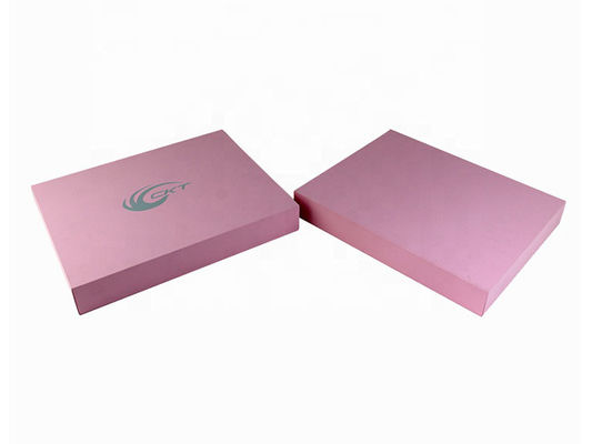 Custom Paper Cosmetic Box Pink Gift Box mit Samt Oberfläche ideal für Schönheitsgeräte
