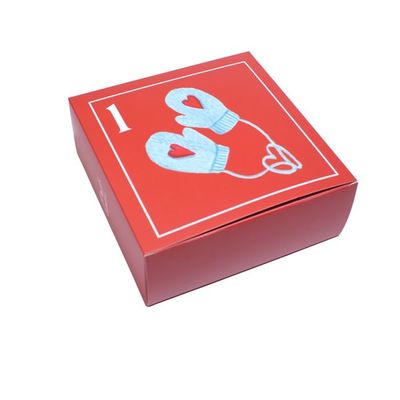 Kleine Verpackungskisten, eigene Geheimtasche für Hautpflege und Weihnachtskalender